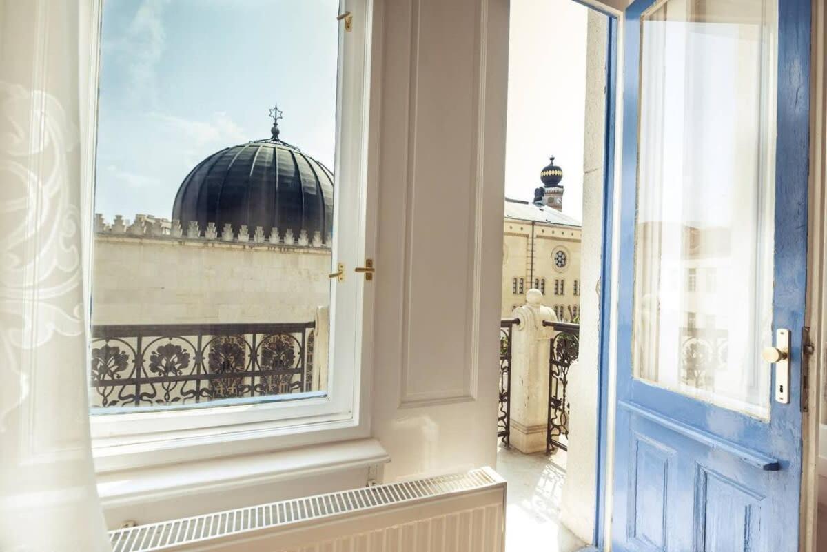 New A C Studio With View Of The Synagogue 布达佩斯 外观 照片